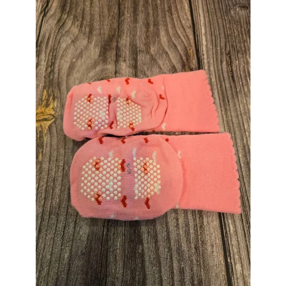 PatPat Pink Bunny Baby Socks 0-12 Months - Picture 3 of 4